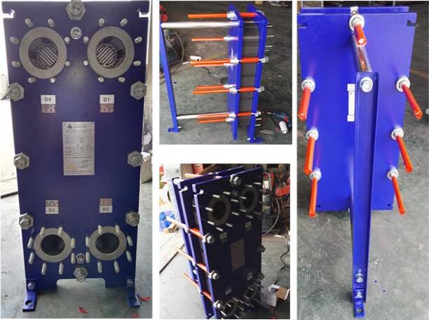 Shanghai customers order PH100 removable plate heat exchanger