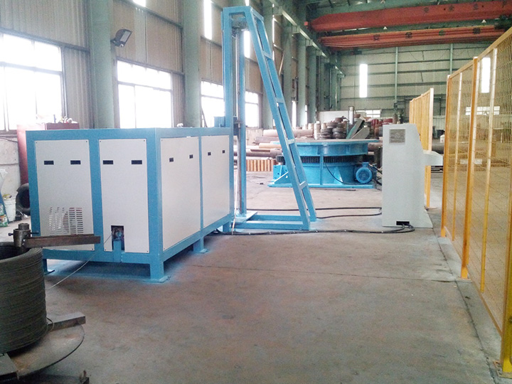 Rotary wire winding machine